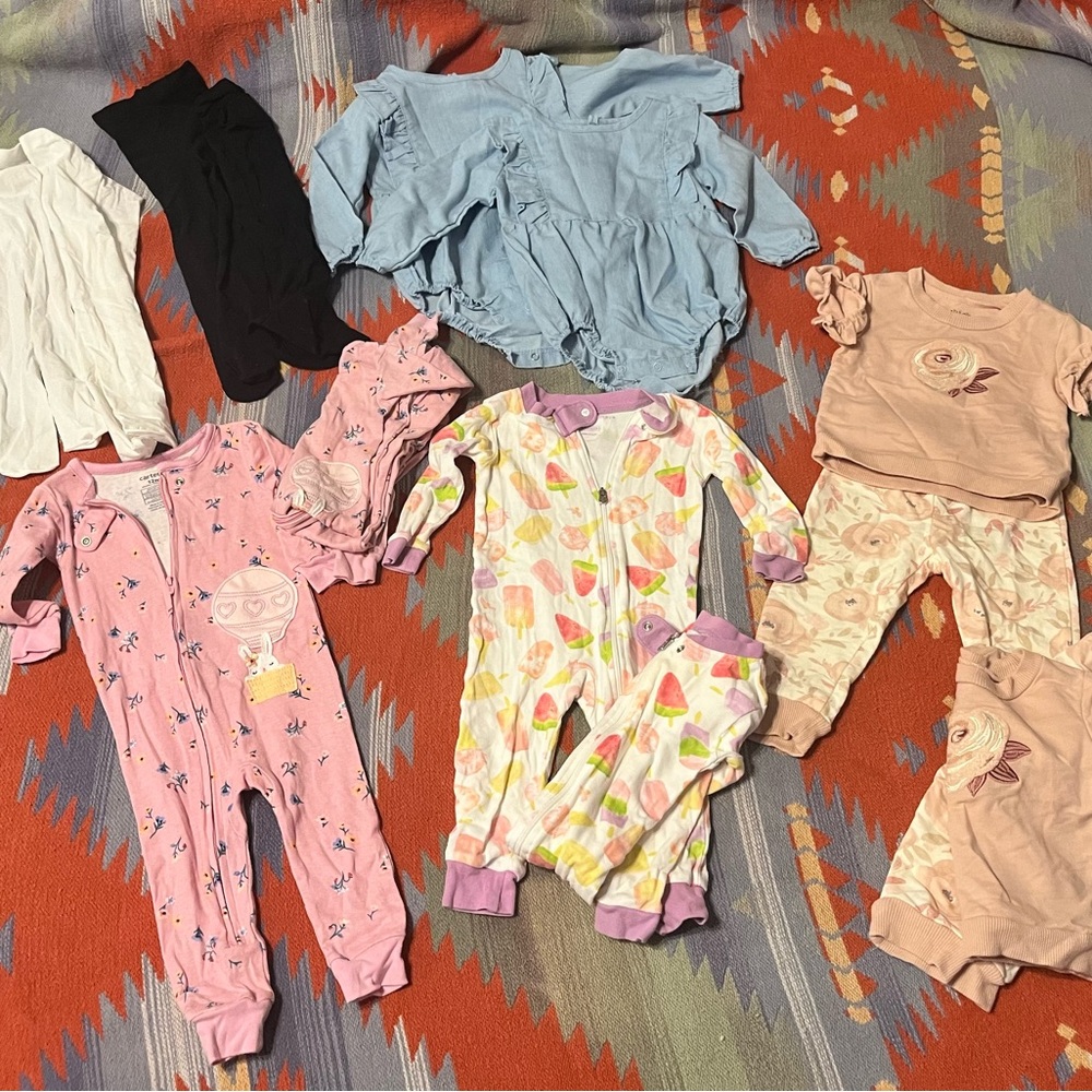 Baby Clothing Bundle - Pink, Blue, and More